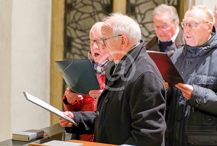 Gottesdienstgestaltung mit dem Männerchor aus Oelde